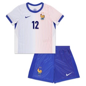 Camisola França Kolo Muani 12 Criança 2º Equipamento Euro 2024 Manga Curta